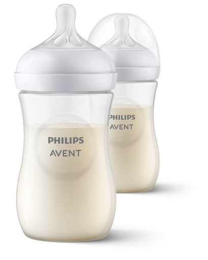 2 x Butelka do karmienia Avent Natural 260 ml