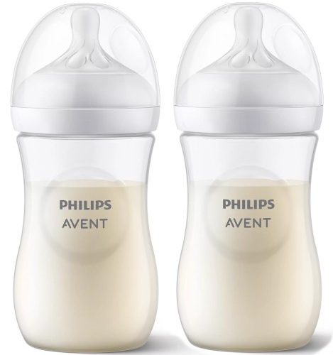 2 x Butelka do karmienia Avent Natural 260 ml