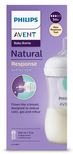 PHILIPS AVENT BUTELKA NATURAL RESPONSE AIRFREE 260ml