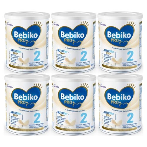 Bebiko Pro+ 2 mleko modyfikowane powyżej 6. miesiąca życia Zestaw 6x 700 g