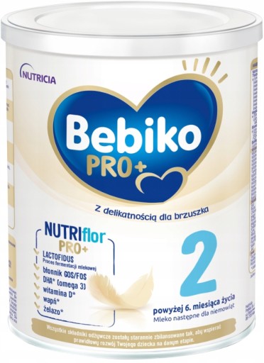 Bebiko Pro+ 2 mleko modyfikowane powyżej 6. miesiąca życia Zestaw 6x 700 g
