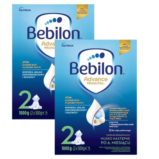 Bebilon 2 Pronutra Advance Mleko następne 1000 g