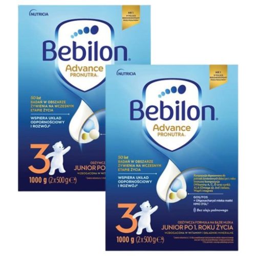 Bebilon 3 Pronutra Advance Junior Mleko 1000 g