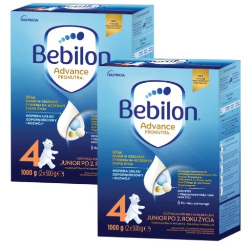Bebilon 4 Advance Pronutra Junior Formuła na bazie mleka po 2. roku 2x1000g