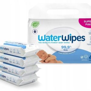 Chusteczki nawilżane 99,9% wody WaterWipes BIO 4x60szt (240) dla dzieci