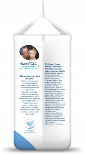 Chusteczki nawilżane 99,9% wody WaterWipes BIO 4x60szt (240) dla dzieci