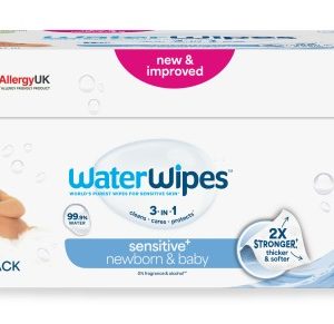 Chusteczki nawilżane 99,9% wody WaterWipes BIO 9x60 dla dzieci