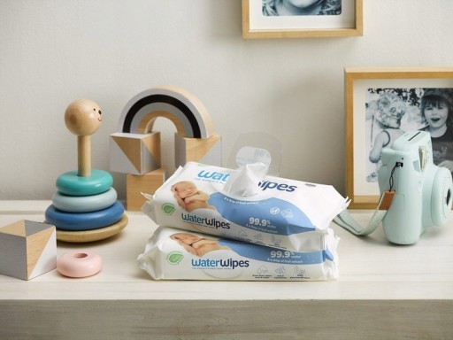 Chusteczki nawilżane 99,9% wody WaterWipes BIO 9x60 dla dzieci