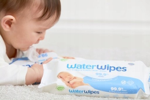 Chusteczki nawilżane 99,9% wody WaterWipes BIO 9x60 dla dzieci