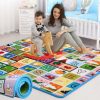DUŻA MATA EDUKACYJNA PIANKOWA KOC PIKNIKOWY GRUBA 120 x180 cm DLA DZIECI XL