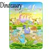 DUŻA MATA EDUKACYJNA PIANKOWA KOC PIKNIKOWY GRUBA 120 x180 cm DLA DZIECI XL