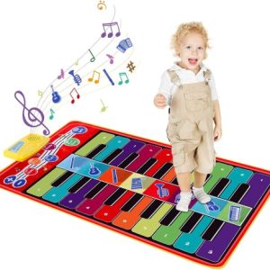 MATA DO TAŃCZENIA MUZYCZNA ELEKTRONICZNA PIANINO GRA DLA CAŁEJ RODZINY XXL