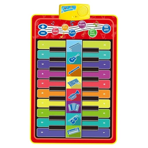 MATA DO TAŃCZENIA MUZYCZNA ELEKTRONICZNA PIANINO GRA DLA CAŁEJ RODZINY XXL