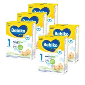 Mleko Bebiko 1 początkowe dla niemowląt od urodzenia 5x600g