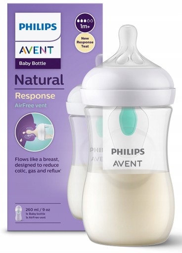 PHILIPS AVENT BUTELKA NATURAL RESPONSE AIRFREE 260ml