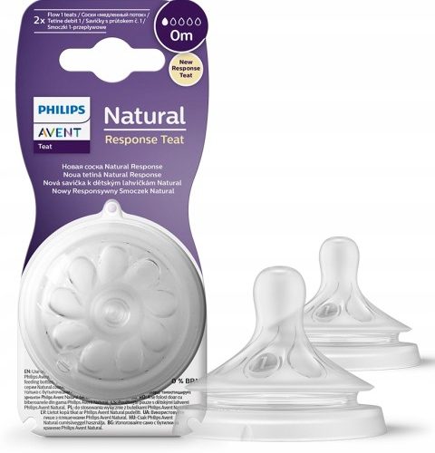 PHILIPS AVENT NATURAL RESPONSE SMOCZEK DO BUTELKI 2szt 0m