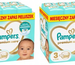Pampers Premium Care 3 2x200 szt. 6-10 kg Pieluszki Miesięczny zapas
