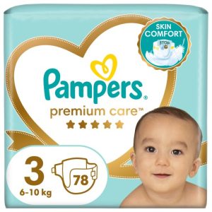 Pampers Premium Care 3 78 szt. 6-10 kg Pieluszki