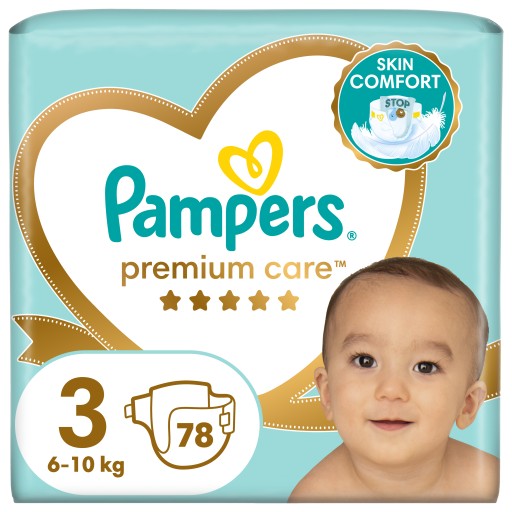 Pampers Premium Care 3 78 szt. 6-10 kg Pieluszki