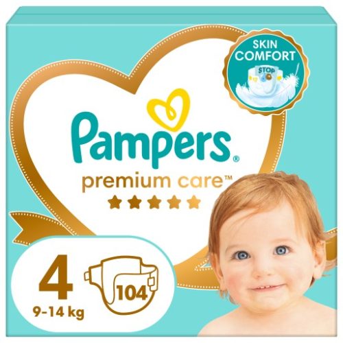Pampers Premium Care pieluszki pieluchy rozmiar 4, 104 szt, 9-14kg