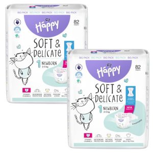 ZESTAW Pieluszki Bella Happy 1 Newborn 82 szt.