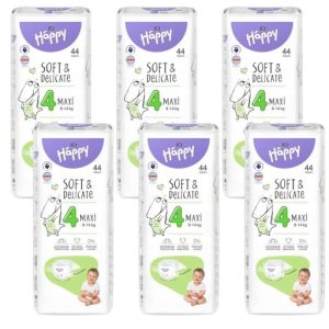 Zestaw Pieluszki dla dzieci Bella Happy 4 Maxi 8-14kg 44szt.